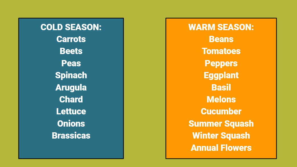 When to Plant Guide — Garden City Harvest